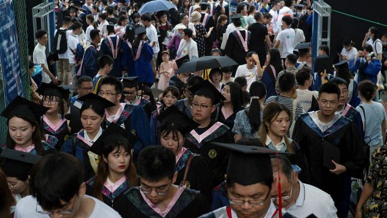 Chinese graduates lower their ambitions in worst youth job market on record