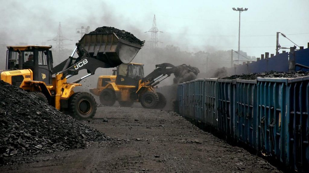 Coal being loaded on to a train | Representational image | ANI