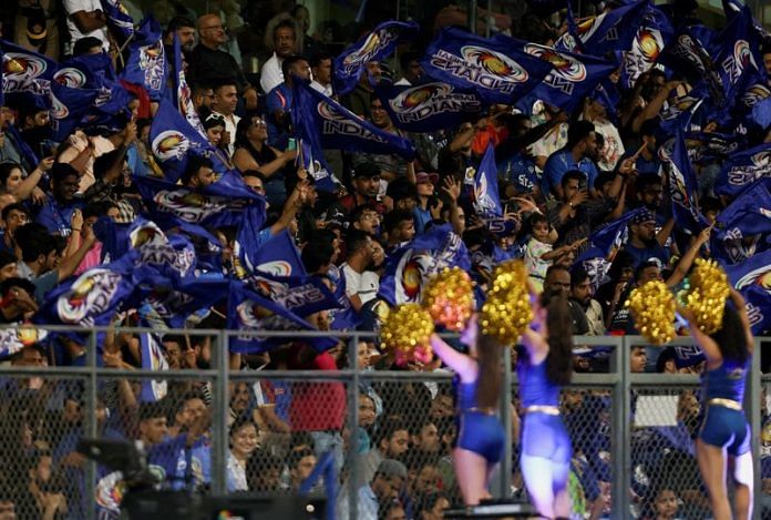 Mumbai Indians' fans celebrate during the match | Reuters/Francis Mascarenhas