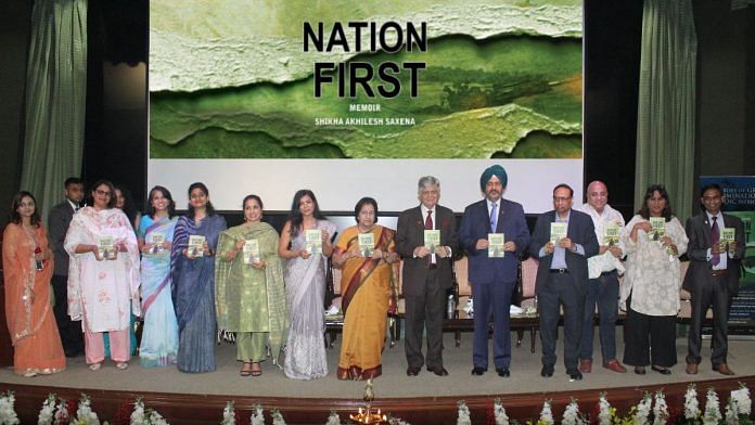 A panel comprising 'Nation First' author Shikha Akhilesh Saxena, General (Retired) Ved Prakash Malik , Air Chief Marshal (Retired) B.S. Dhanoa and journalist Barkha Dutt along with others who had closely experienced the Kargil War | Photo: by special arrangement