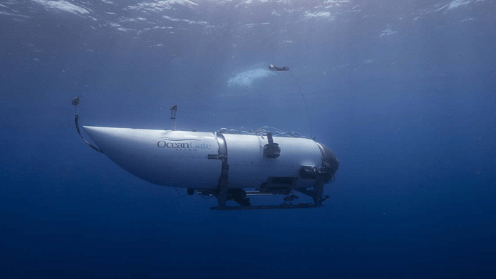 Representative image of the submarine Titan, designed by OceanGate | OceanGate/Facebook