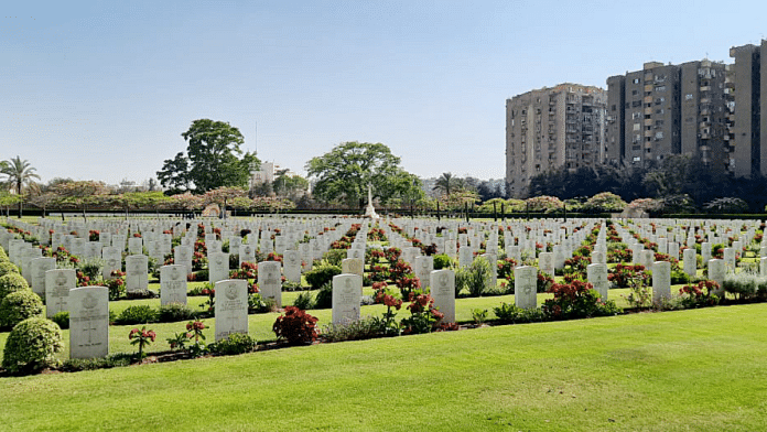 The Heliopolis War Cemetery which Prime Minister Narendra Modi will visit on Sunday | ANI