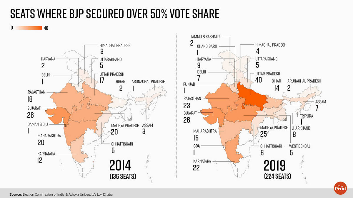 Lok Sabha polls map BJP