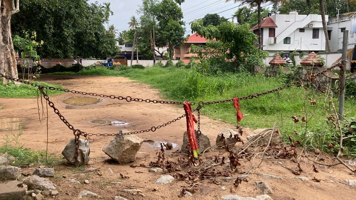 Land behind Sarkara Devi temple cordoned off | Vandana Menon | ThePrint