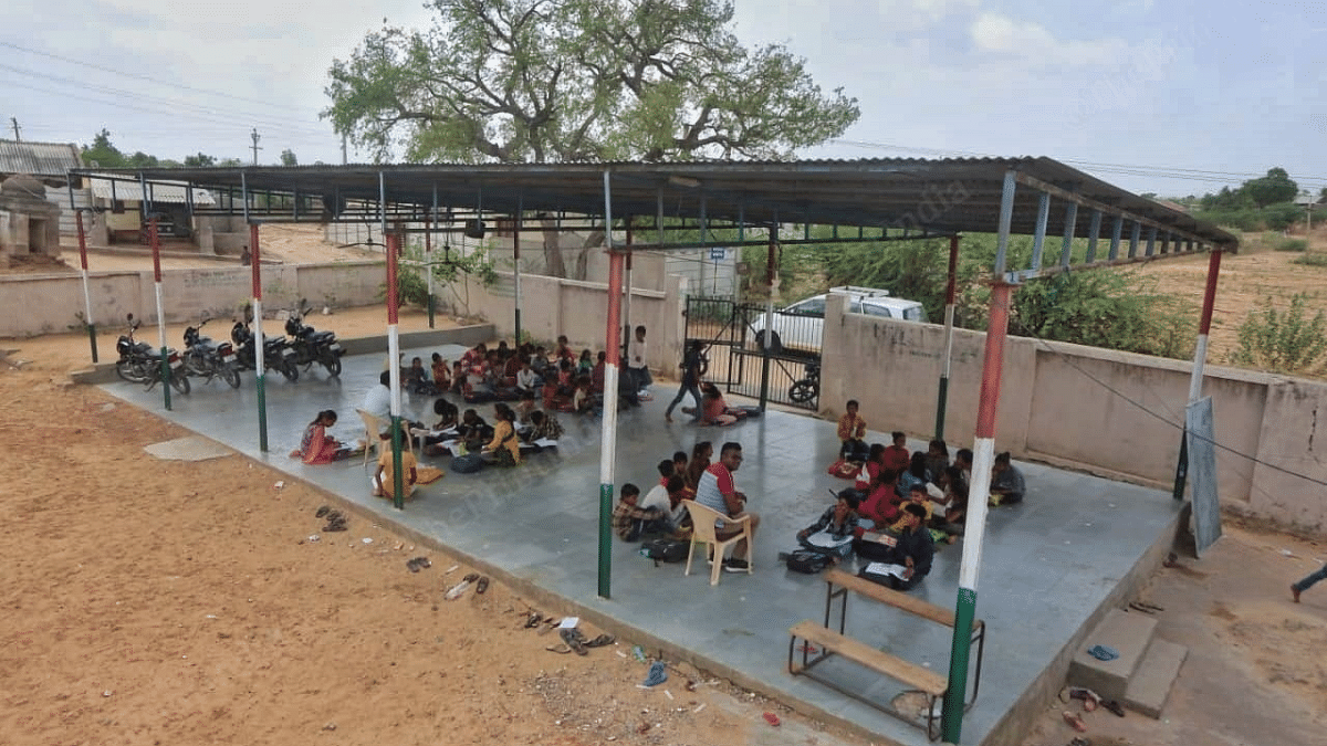 Children at the Vadia Primary Government School | Praveen Jain | ThePrint