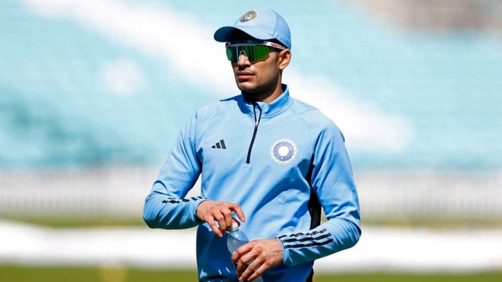 Shubman Gill during practice | Action Images via Reuters/Peter Cziborra