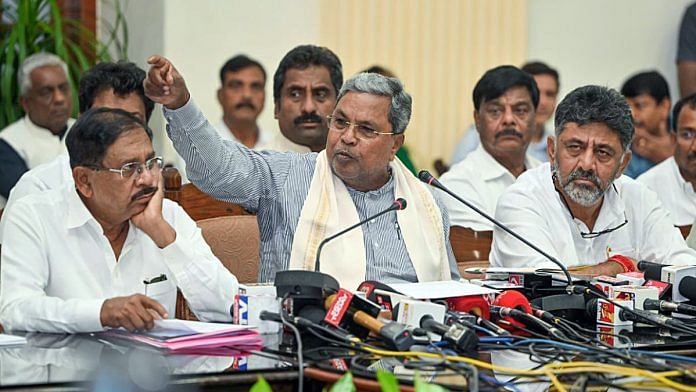Karnataka Chief Minister Siddaramaiah addresses a press conference in Bengaluru, 2 June, 2023 | Photo: ANI Photo