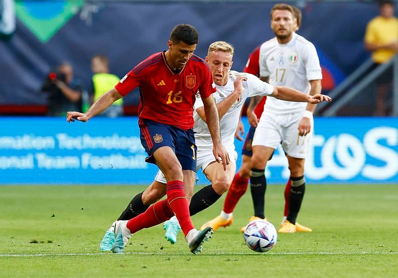 Fútbol-España y Rodri del Manchester City viven su mejor momento