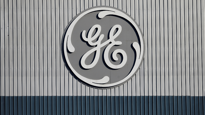 The logo of US conglomerate General Electric is pictured at the site of the company's energy branch in Belfort, France | Reuters/Vincent Kessler