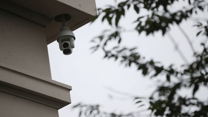 A surveillance camera is seen in the Kings Cross area in London, Britain | File photo by Reuters
