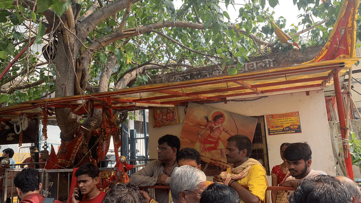The Shani Dev Mandir in Mandawali’s Indra Colony in East Delhi |Shania Mathew | ThePrint