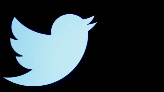 The Twitter logo is displayed on a screen on the floor of the New York Stock Exchange/File Photo: Reuters