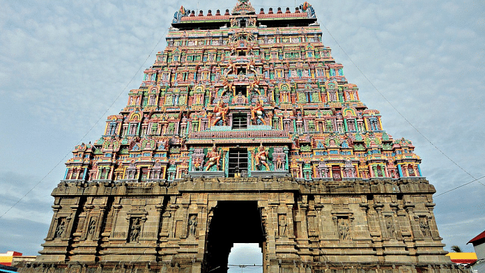 The main Gopuram of Chidambaram Natarajar temple | Commons