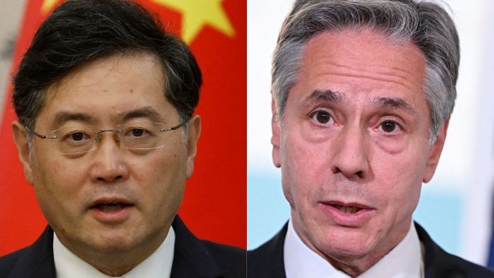File photos of Chinese Foreign Minister Qin Gang and US Secretary of State Antony Blinken | Reuters