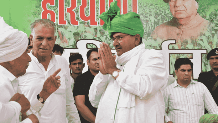 File photo of INLD leader Abhay Singh Chautala | Twitter: @OfficialINLD