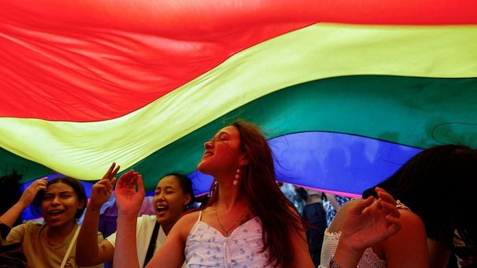 Participants take part in an annual LGBTQ+ Pride parade, in Kathmandu, Nepal | Reuters/Navesh Chitrakar/File Photo