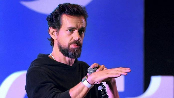 File image of Twitter CEO and co-founder Jack Dorsey in New Delhi | Vijay Verma/PTI