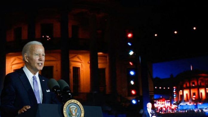 U.S. President Joe Biden speaks during a Juneteenth concert at the White House in Washington, U.S. June 13, 2023/Reuters