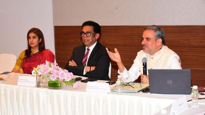 CEO and Secretary General of ASCI Manisha Kapoor, DoCA Secretary Rohit Kumar Singh and Joint Secretary of Department of Consumer Affairs Anupam Mishra (Photo Credit: Consumer Affairs | Twitter/@jagograhakjago)