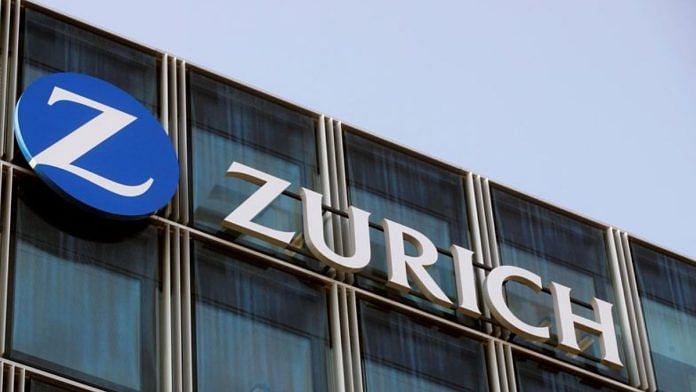 Logo of Zurich insurance is seen at an office building in Zurich, Switzerland | Reuters