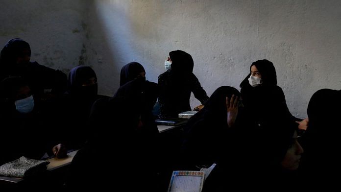 Afghan women learn how to read the Koran in a madrasa or religious school in Kabul, Afghanistan | Reuters/Ali Khara/File Photo