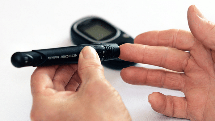 Representational photo of diabetes test | Pixabay