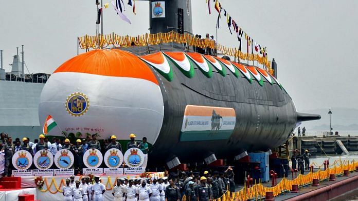 Mazagon shipyard is involved in building Scorpene submarines for Indian Navy | ANI
