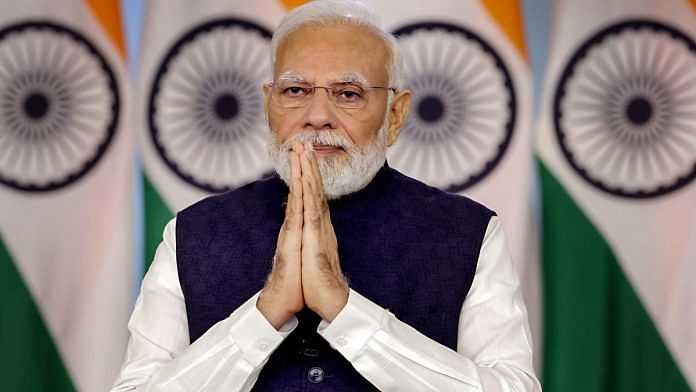 PM Narendra Modi virtually addresses the G20 Tourism Ministers' Meeting in Goa on Wednesday | PTI photo