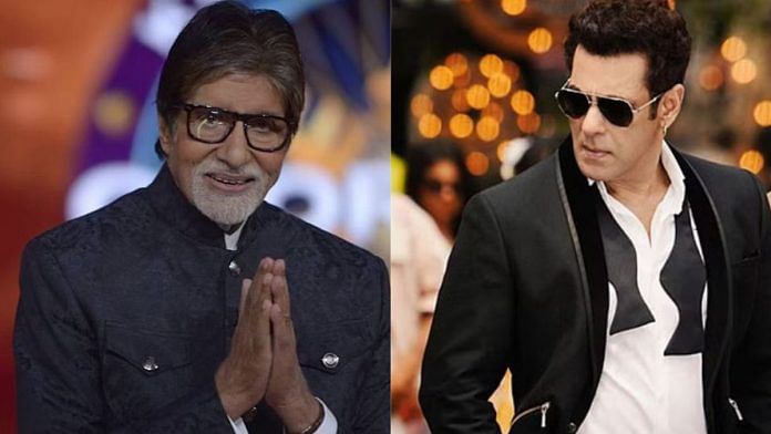 File photos of Amitabh Bachchan and Salman Khan | Images sourced from Facebook, Instagram