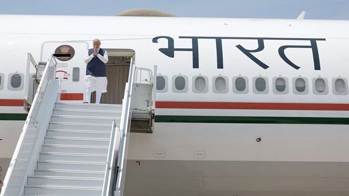 Prime Minister Narendra Modi arrives in New York, US | Photo: ANI