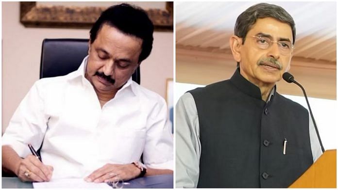 Tamil Nadu chief minister M.K. Stalin and Governor R.N. Ravi | ANI