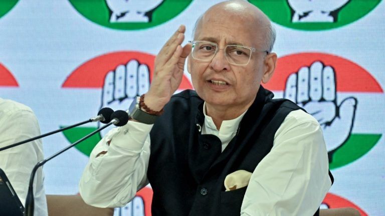 Congress’ Singhvi derides Rahul’s ‘Jitni abadi utna haq’ slogan, then deletes post: ‘Staff wrote it’