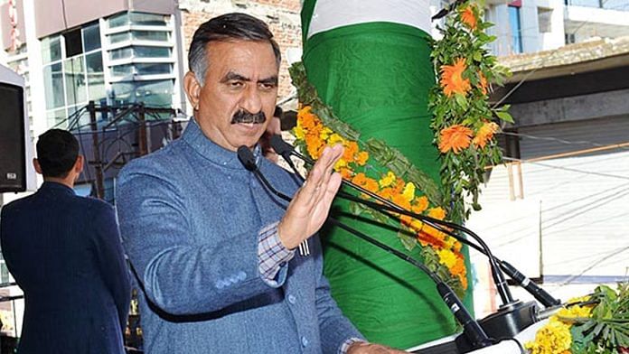 File photo of Himachal Pradesh Chief Minister Sukhwinder Singh Sukhu | Photo: ANI