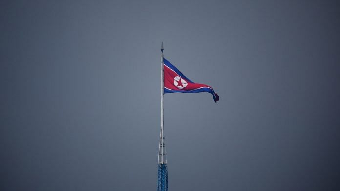 A North Korean flag flutters at the propaganda village of Gijungdong in North Korea, in this picture taken near the truce village of Panmunjom inside the demilitarized zone (DMZ) separating the two Koreas, South Korea | Reuters