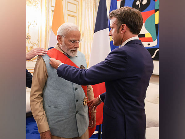 PM Modi conferred with France's highest award, 'Grand Cross of the Legion of Honour'