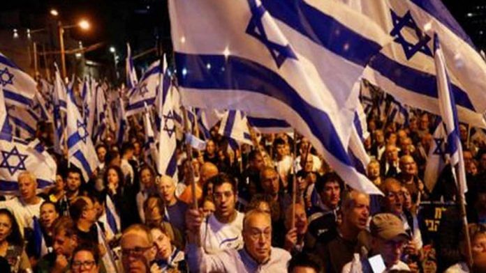 Protests in Israel | Image via Reuters
