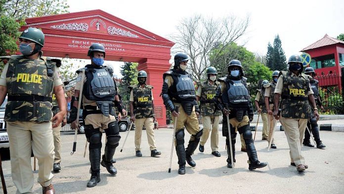 Bengaluru Police personnel | Representational image | ANI file photo