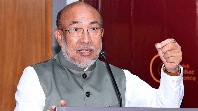 Manipur Chief Minister N. Biren Singh in Imphal | ANI file