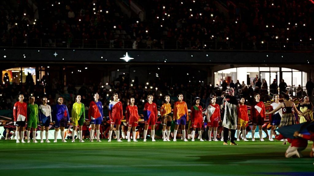 General view during the opening ceremony before the match in Auckland, New Zealand | Reuters
