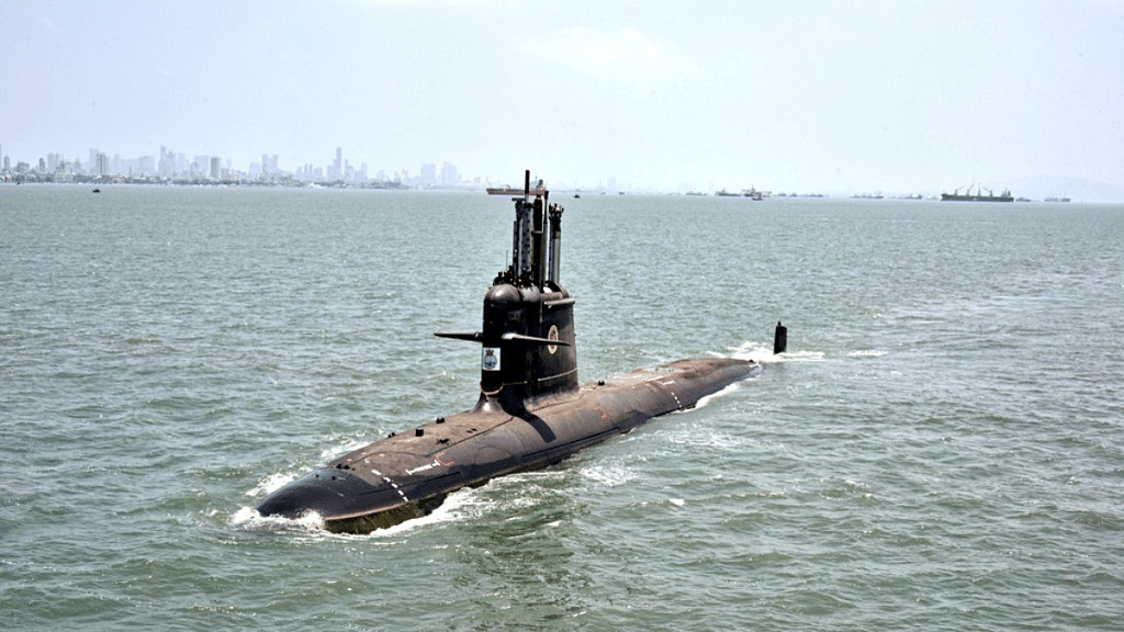 The sixth Scorpene-class submarine procured under P-75m, INS Vagsheer, began its trial in May | ANI file