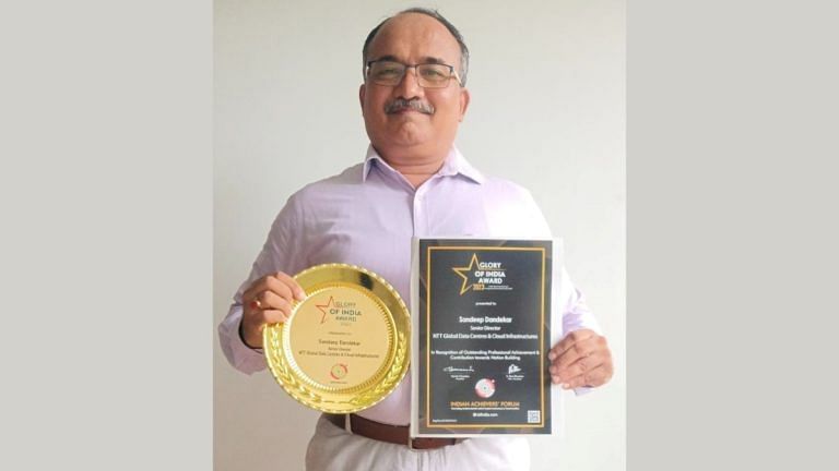 Mr Sandeep Dandekar conferred with the Glory of India Award for his exceptional contribution to various industries