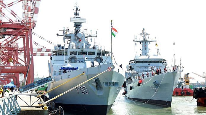 Indian Navy Ships INS Kiltan and INS Savitri | Representational image | ANI file photo