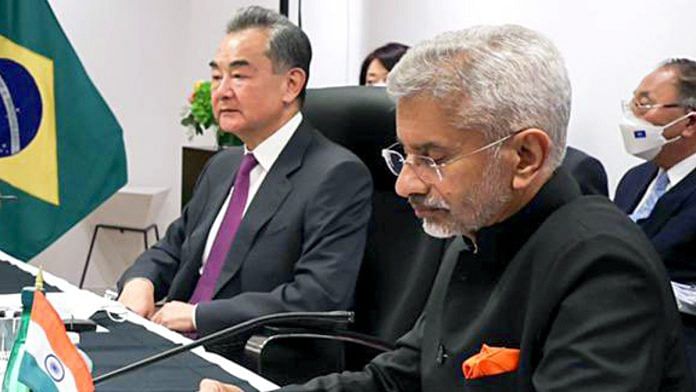 File photo of External Affairs Minister S. Jaishankar with Chinese diplomat Wang Yi | ANI
