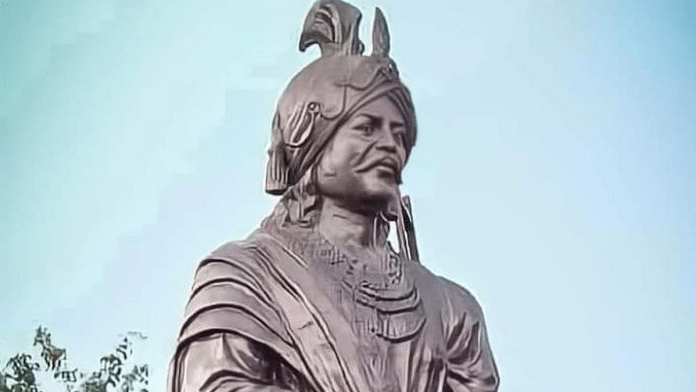 A statue of 9th-century king Mihir Bhoj | Representational image | Facebook