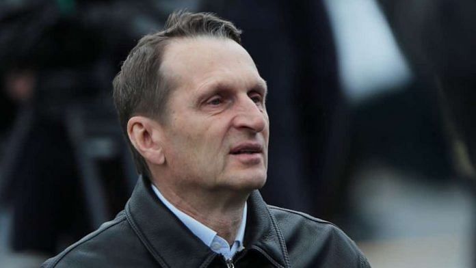 Sergei Naryshkin, head of Russia’s foreign intelligence agency | Reuters file photo/Evgenia Novozhenina