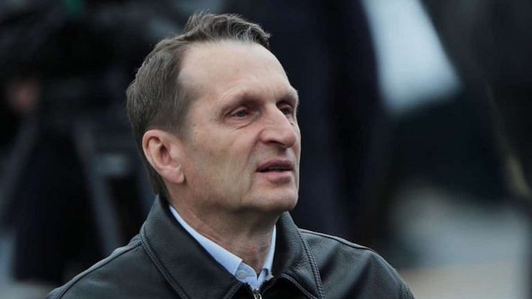 Russian spy chief Sergei Naryshkin says he spoke to CIA boss on Ukraine