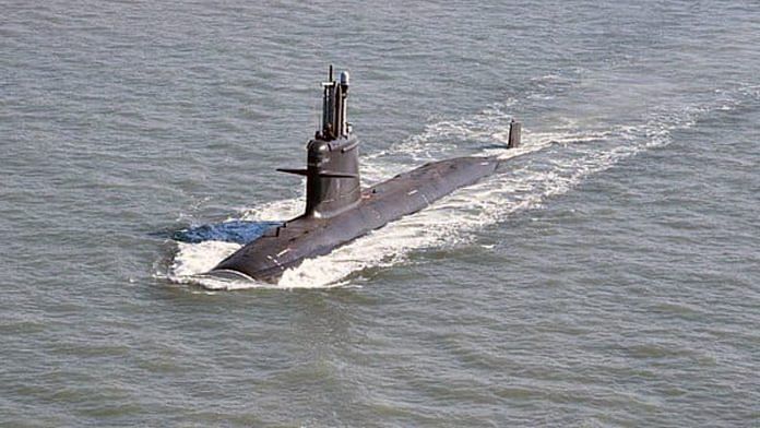 Representational image of an Indian Navy submarine | ANI