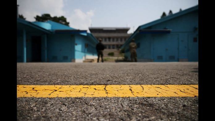 A general view shows the truce village of Panmunjom inside the demilitarized zone (DMZ) separating the two Koreas, South Korea, July 19, 2022 | Reuters