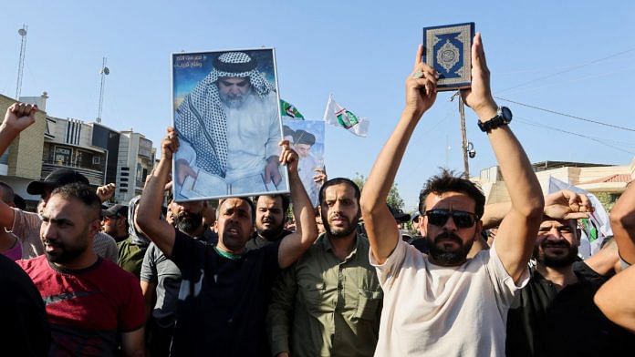 Protesters gather at the Swedish embassy in Baghdad a day after Salwan Momika burned a copy of the Quran in Sweden | Representational image | Reuters