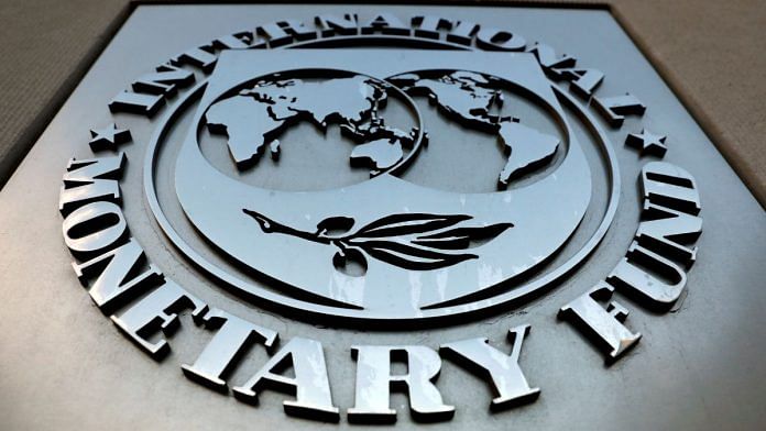 The International Monetary Fund (IMF) logo is seen outside the headquarters building in Washington | File Photo: Reuters